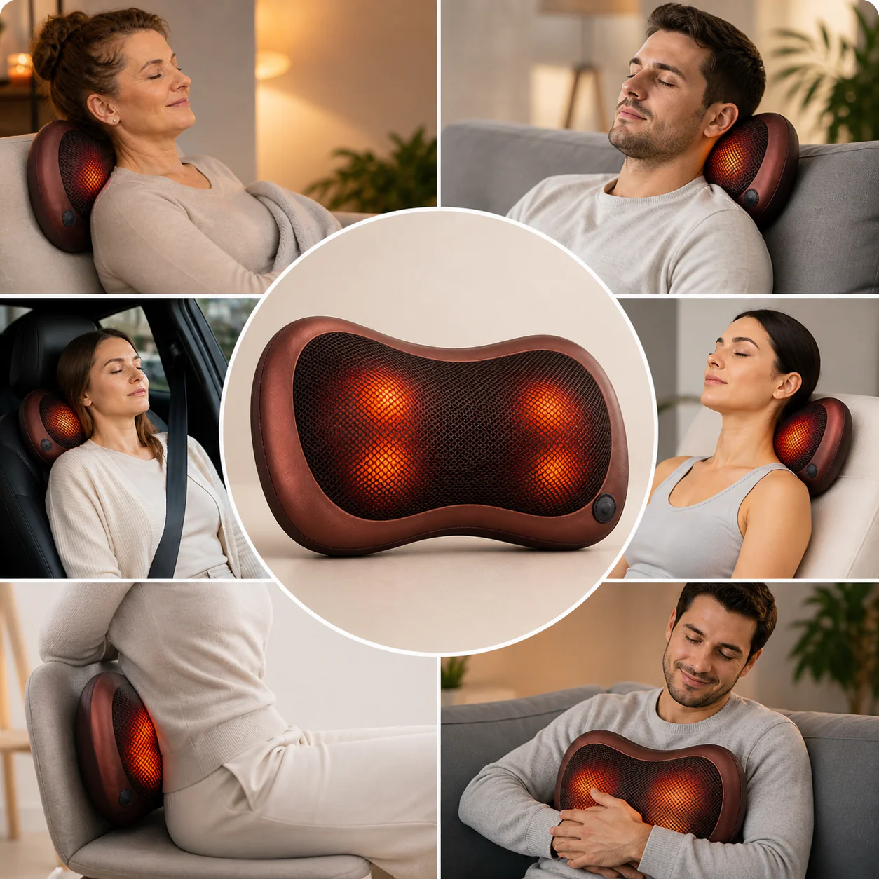 Masajeador Cervical Térmico Super Pro