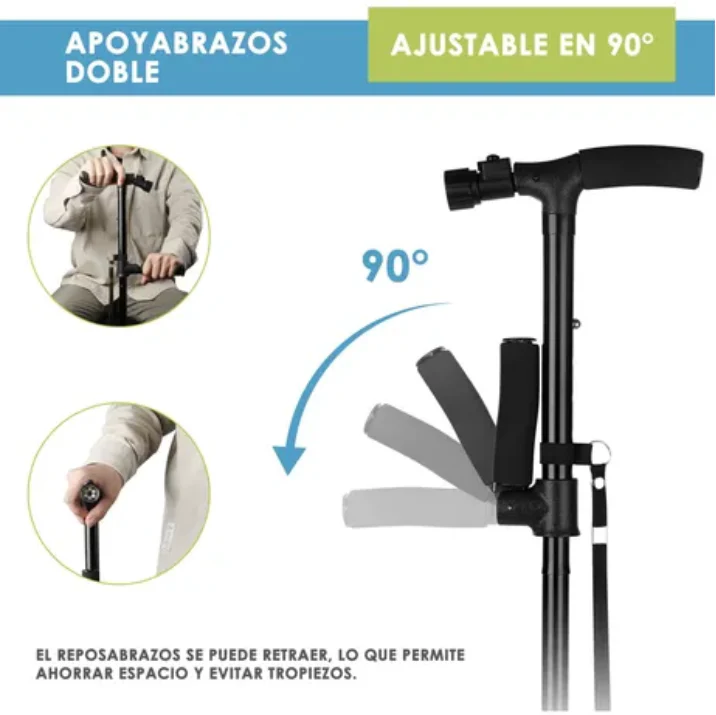 NeroPro™ – Bastón LED Anticaídas 4 en 1 - Image 4