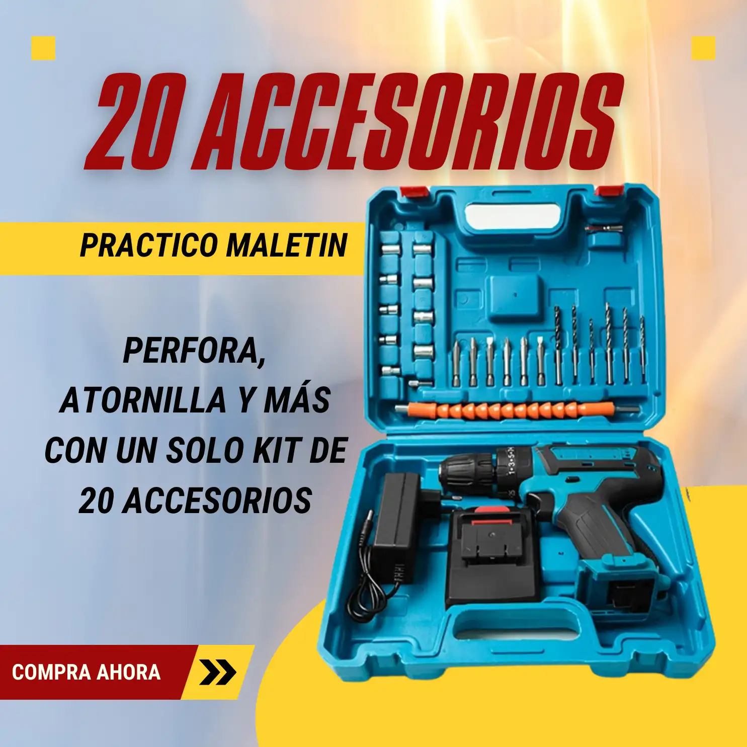 Taladro Profesional 3 en 1 48V - [Taladro, atornillador y percutor] - Image 2